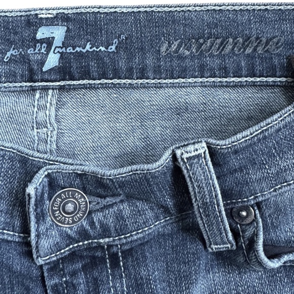 7 For All Mankind Roxanne Embellished Pocket Slim Fit Jeans – Size 27 - Picture 6 of 7
